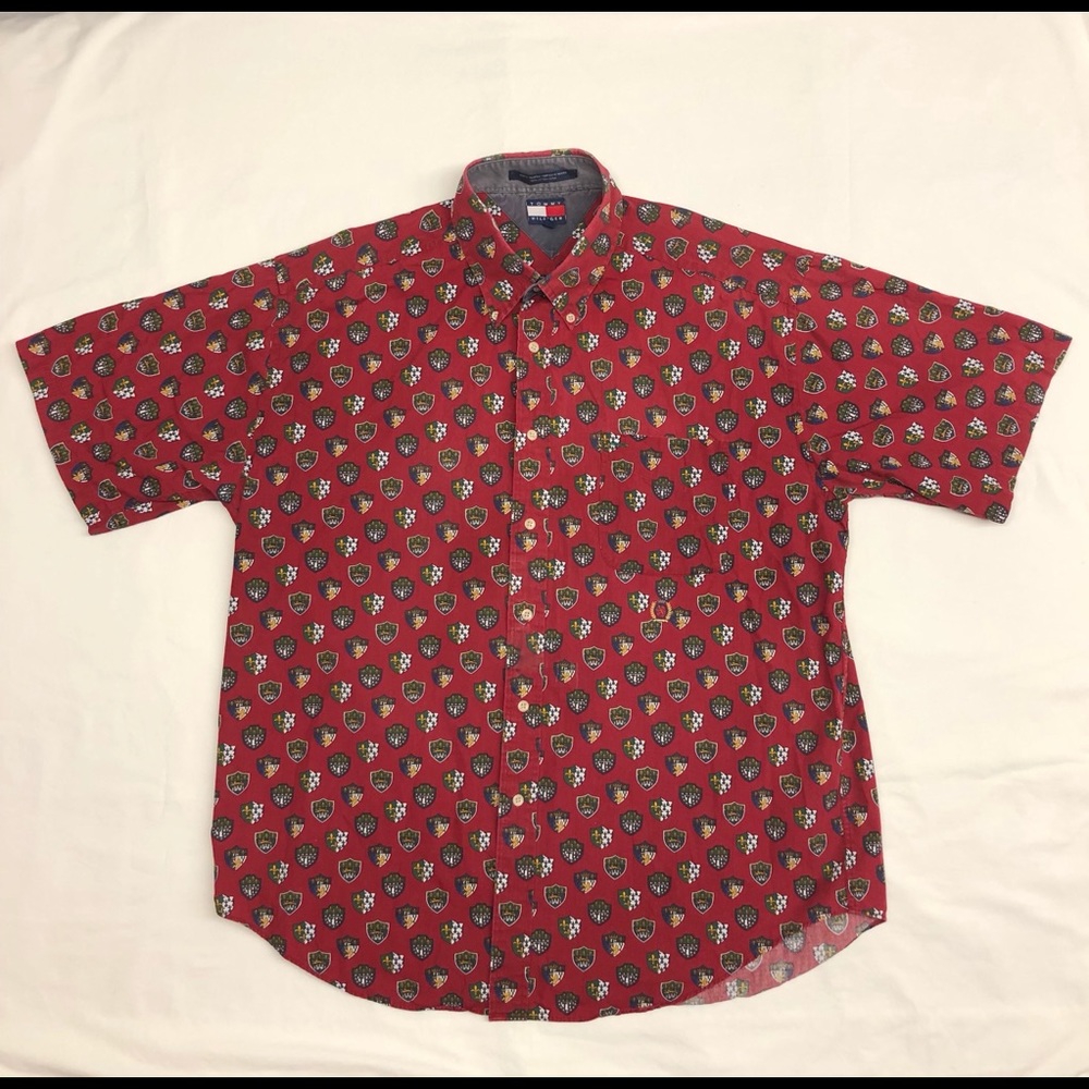 Tommy Hilfiger Crest Shield Button Down Shirt XL